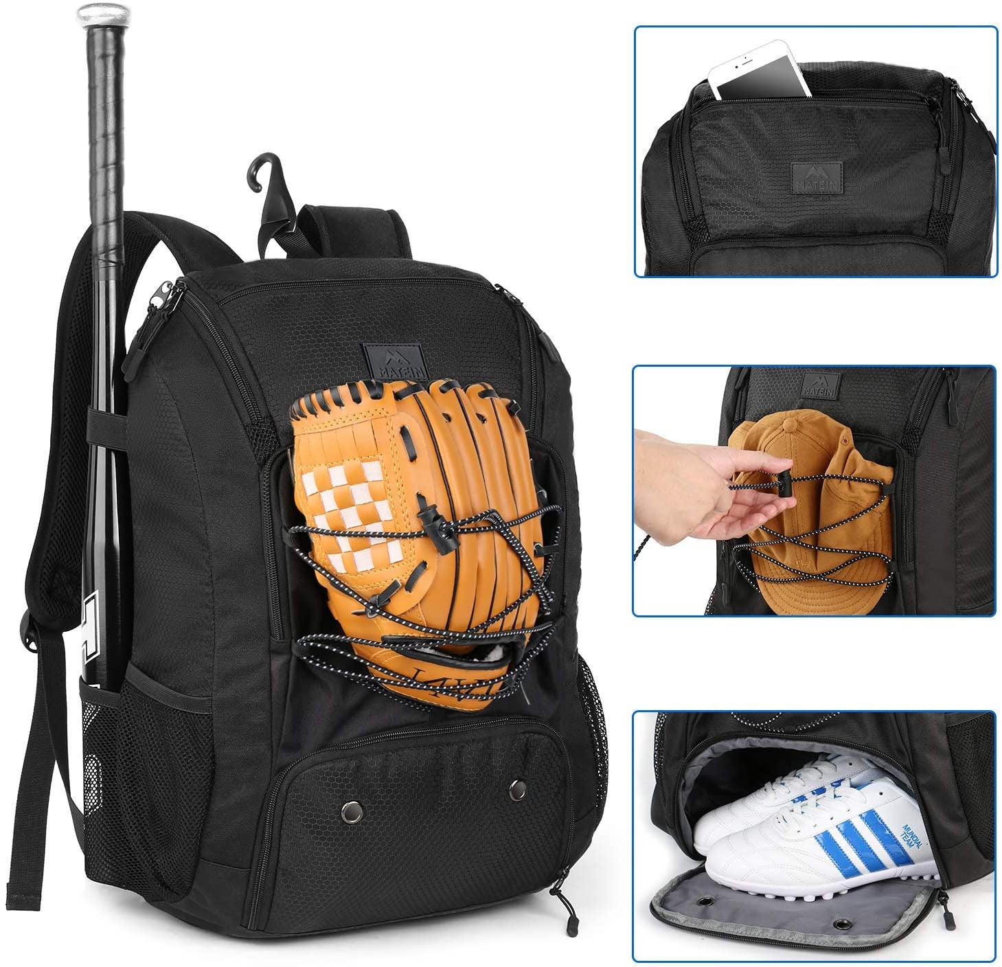 Elevate Youth Player Backpack with Cleat Storage