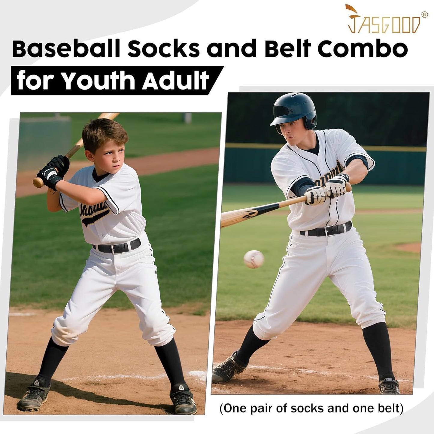 Elevate Youth Baseball Socks and Belt Combo
