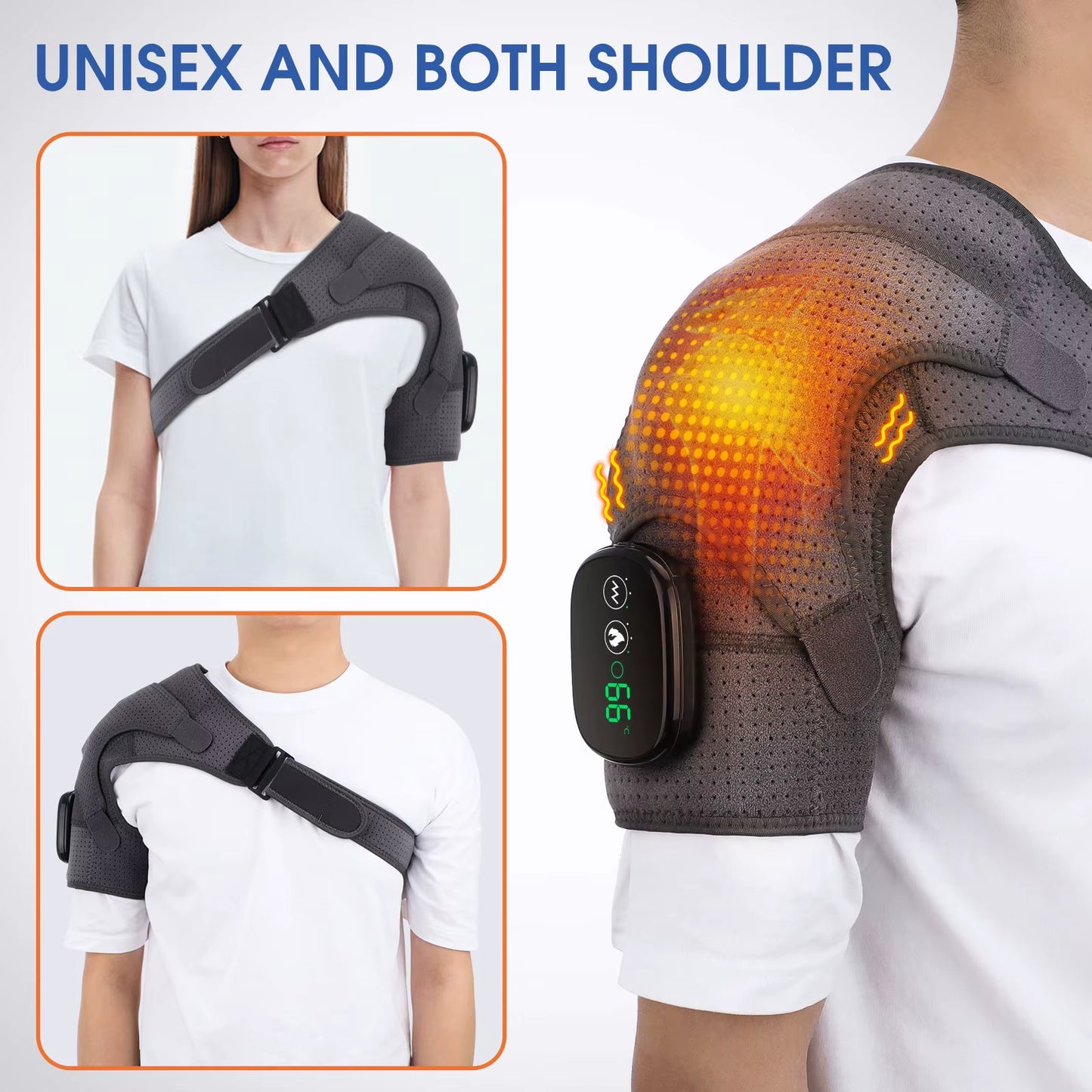 Elevate ThermaRelief 3-in-1 Heated Shoulder Massager