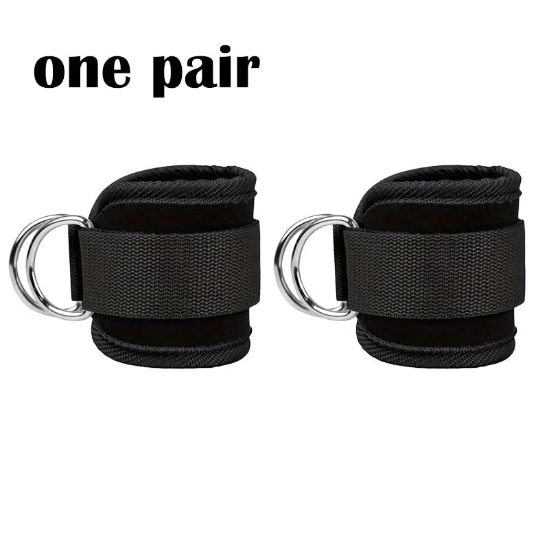 Ankle Resistance Bands with Cuffs for Women & Men - 3-Level Adjustable Leg & Glute Workout Equipment, Portable Home Gym Exercise Bands for Kickbacks, Hip Thrusts, Yoga, Strength Training