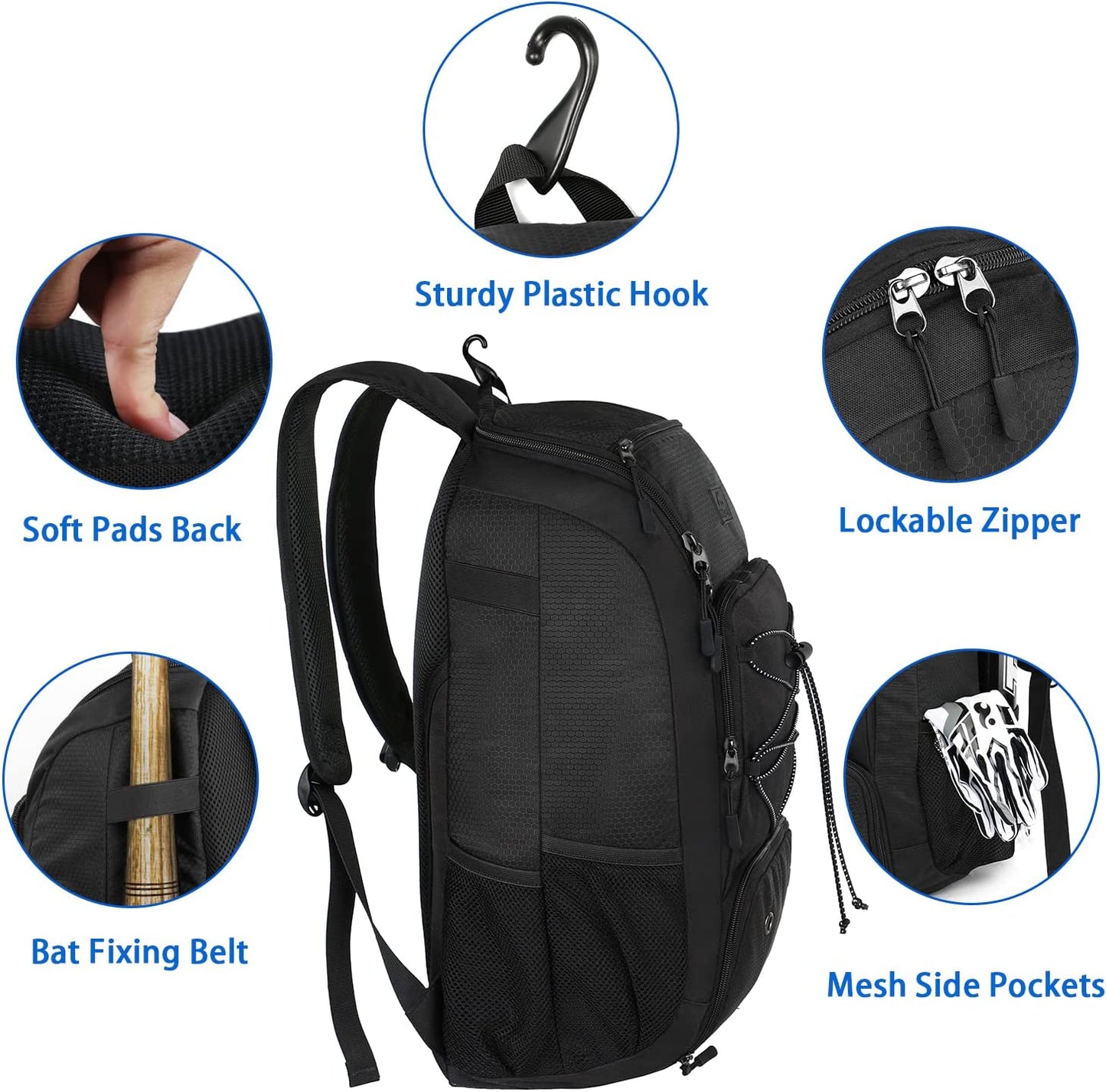 Elevate Youth Player Backpack with Cleat Storage