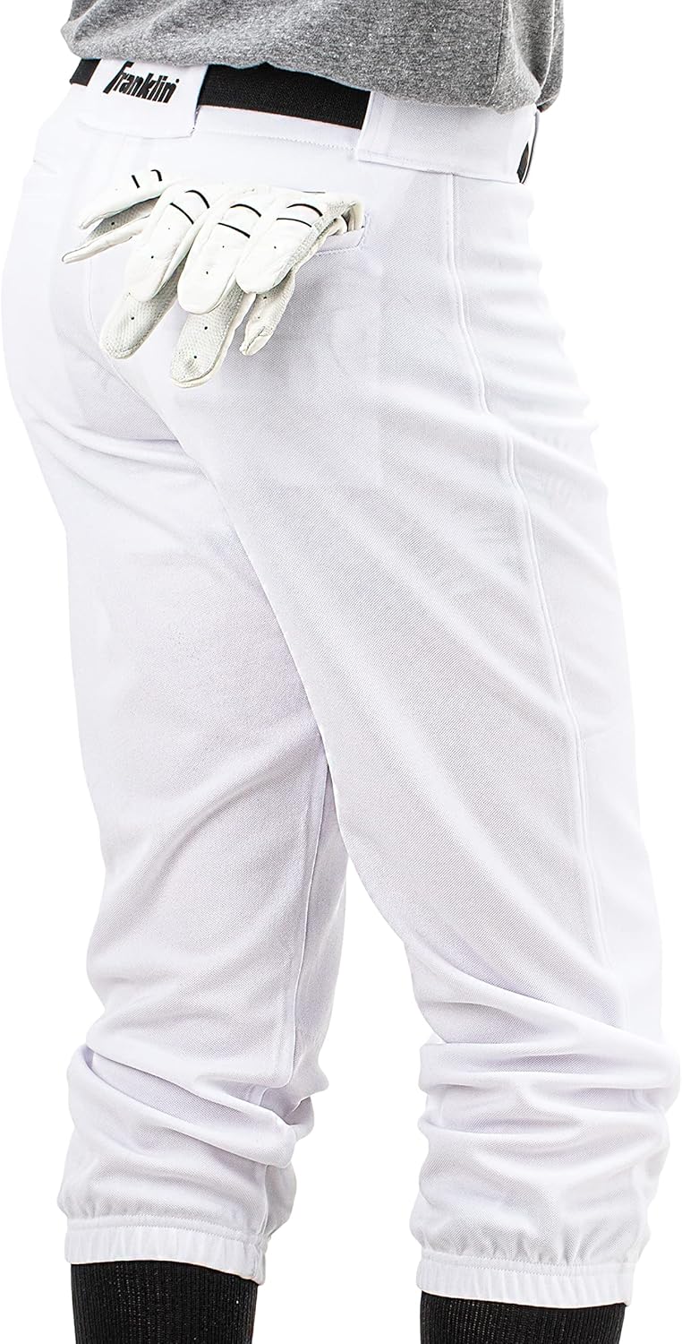 Youth Baseball + Softball Pants - Knee High + Relaxed Fit Kids Baseball Pants - White, Black + Grey Pants