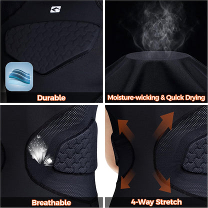 Elevate Football Padded Compression Shirt