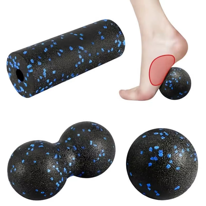 EPP High - Density Multi - Functional Foam Roller & Massage Balls Set for Yoga, Fitness, Post - Workout Muscle Fascia Relief